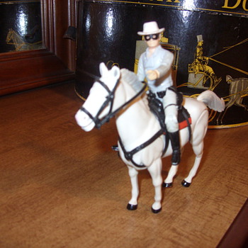 plastic lone ranger and silver