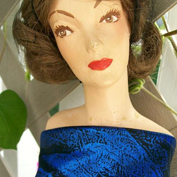 1940's Margit Nilsen 30" Mannequin doll and Pattern