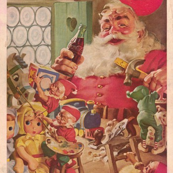1953 - Coca Cola Advertisement - Christmas