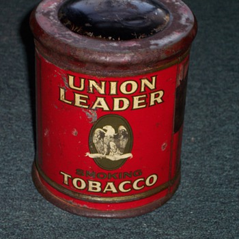 UNION LEADER TOBACCO TIN - Tobacciana