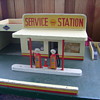 VINTAGE SHELL TOY GARAGE.1950s