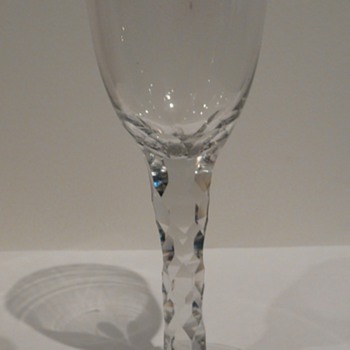 My Georgian Wine Glass OXO c.1790 - Glassware