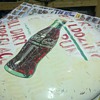'60's 36" Coke button sign I picked up, before and after a little elbow grease and wet sanding.... 