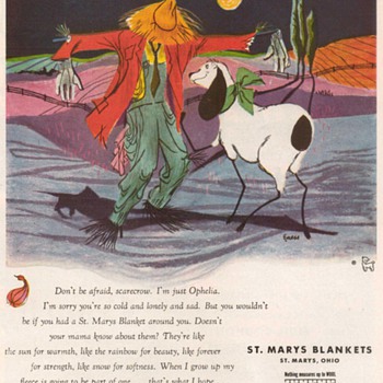 1955 - St. Marys Blankets Advertisement - Advertising