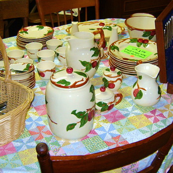 Franciscan Ware Apple Pattern Service For Eight - China and Dinnerware