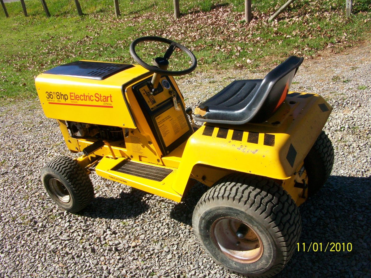 Rare JC Penney Riding Mower Collectors Weekly
