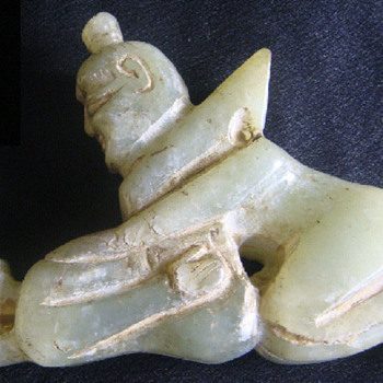 Erotic Jade ornamental Figurine - Two Lovers 