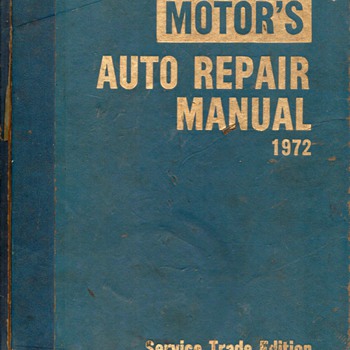 1972 Motor's Auto Repair Manual