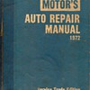 1972 Motor's Auto Repair Manual