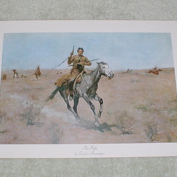 "The Flight" by Frederic Remington - Posters and Prints