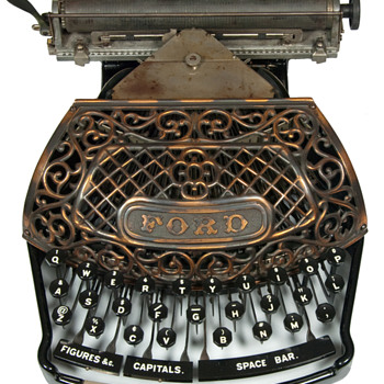 Ford typewriter - 1895 (antiquetypewriters.com) - Office