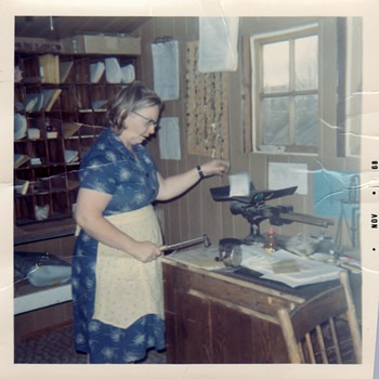 Town Post Office and My Aunt in Ardath Canada Sask then and now! - Photographs