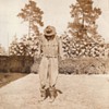 World War One Uniform Scarecrow circa 1920  Collection Jim Linderman