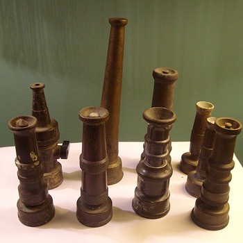 Old solid brass hose nozzles - Tools and Hardware