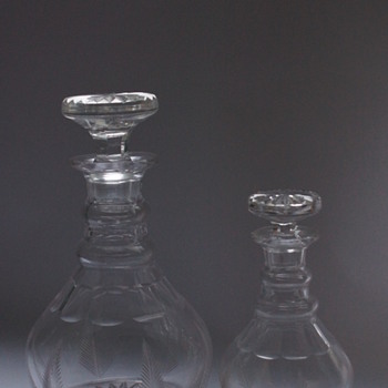 Stuart Crystal Decanters 1930s - Bottles