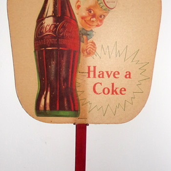1950's Coca-Cola Fan (Relapse) - Coca-Cola