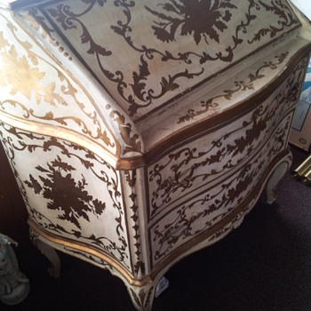 Florentine Bombe Slant Front Desk - Furniture