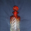Baccarat swirl perfume with stopper