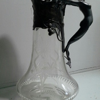 wmf art nouveau mermaid carafe - Art Nouveau