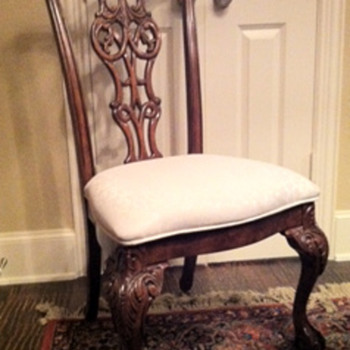 Pierced slat back dining chair - Furniture