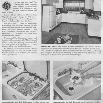 1948 - General Electric Appliances Advertisement