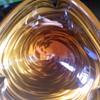    Vintage Murano Gold  Art Glass Bowl c. 1960s