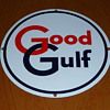 Good Gulf Gasoline Pump Sign