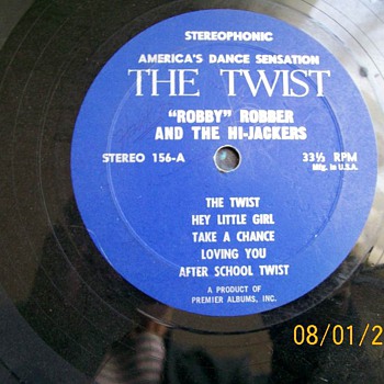 Robbie Robber & The Hi-Jackers ?– The Twist - Records