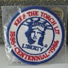 100 yrs. commemorative 1886-1986 Statue of Liberty patch and pin.   