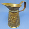 Brass Repousse Lombard England: Pub Musicians