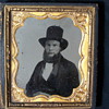 Bearded man ambrotype.