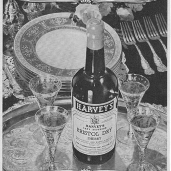 1953 Harvey's Sherry Advertisement - Advertising