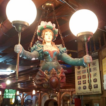 Vintage Mermaid Lamps