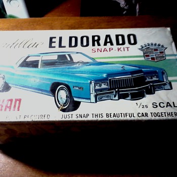 Johan 1/25 Scale 1975-78' Cadillac Eldorado Plastic Model/Opened original wrap/ Never assembled .