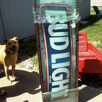 1992 bud light wall light - Breweriana