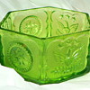 Please Help Identify Green Depression Glass 