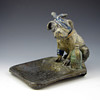 Austrian Cold Painted Bronze Nodder Dog Vide Poche