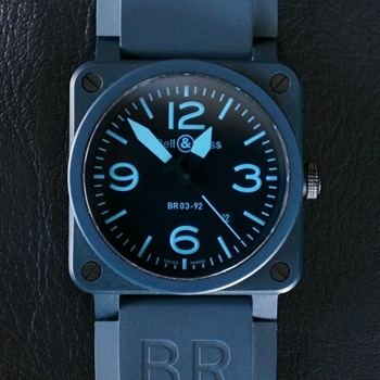 Bell & Ross BR 03-92 Blue Ceramic and Compass Watches - Wristwatches