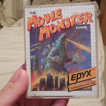 Godzilla, THE MOVIE MONSTERS GAME, Commodore 64 - Movies