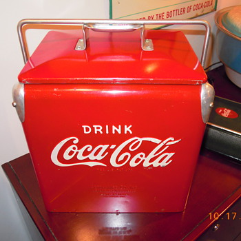 1958 Coca-Cola Picnic Cooler - Acton Jr. - Coca-Cola