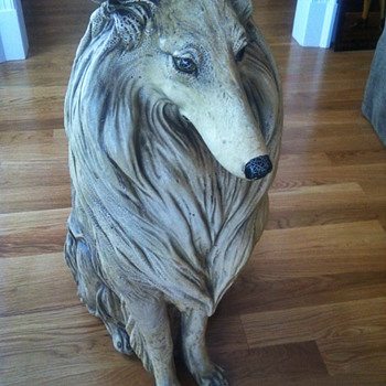Antique Dog Statue