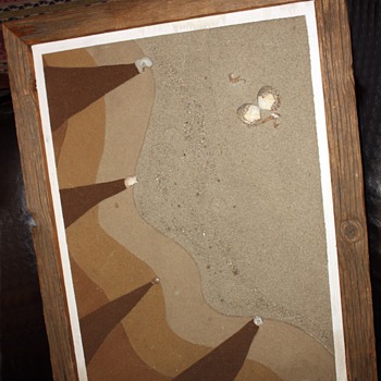 Jan and Sharon Peterson Sand Painting - Ocean Impressions