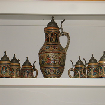 German Beer Mugs inherited from Mom - Breweriana