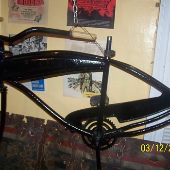 an old bicycle 
