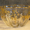 Victorian gilt enamel bowl