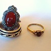 Sterling rings deco? etc. hodge podge!
