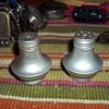 ALUMINUM SALT AND PEPPER SHAKERS