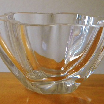 Vintage Orrefors Heavy Crystal Vase?  Serial # 4453-111 - Art Glass