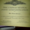 signed herbert hoover n howard heinz food aadministration letter 