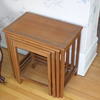 `Suffering Moses`carved nesting tables
